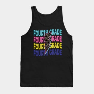 Fourth Grade Lightning bolt Tank Top